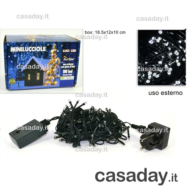 LUCI LED 180 MINI ESTERNO 